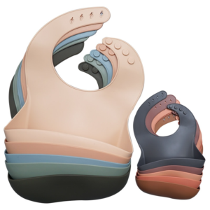 Babador de Silicone Infantil Diversas Cores