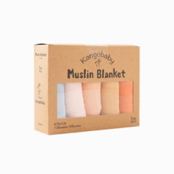 Kit c/ 5 Swaddles Tecidos de Bambu