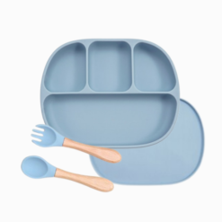 Kit Introdução Alimentar Silicone Estilo (4 peças)