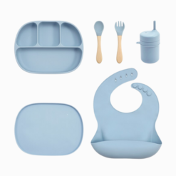 Kit Refeição de Silicone Estilo Plus (6 peças)