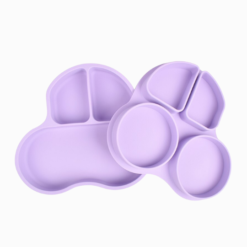 Introdução Alimentar Prato Dupla Face Com Ventosa de Sucção