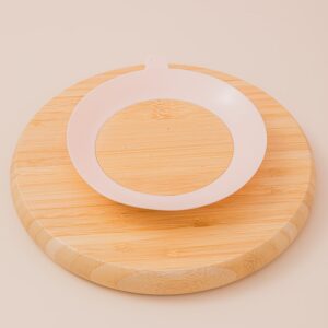 Loja Chiquititos Alimentação do Bebê Kit Introdução Alimentar Prato de Bambu com Prato, Tigela e Colher