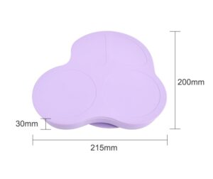 Introdução Alimentar Prato Dupla Face Com Ventosa de Sucção