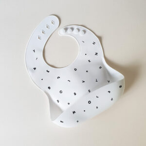 Babador de Silicone Letras