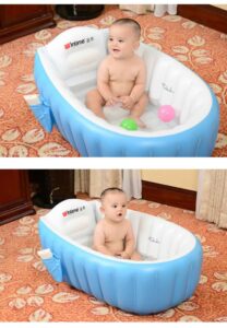 Banheira Inflável para Bebê Mini Piscina Infantil