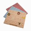 Placa de Silicone para Aprendizagem do Alfabeto 26 Letras