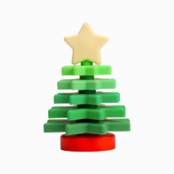 Brinquedo Montessori Árvore de Natal de Silicone