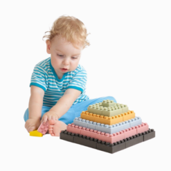 Brinquedo Infantil Blocos de Montar de Silicone (20 peças)