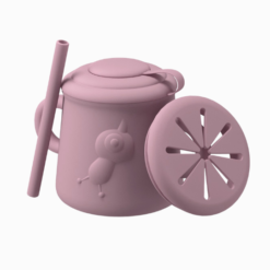 Copo com Canudo Infantil Caracol Multiuso