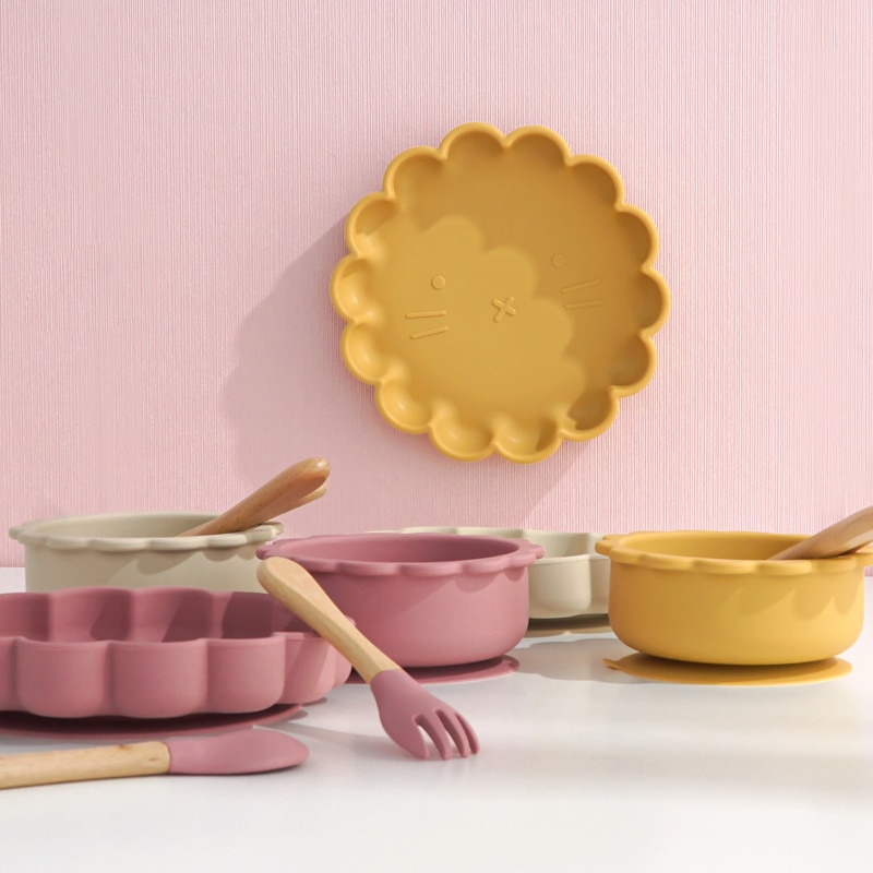 Kit de Refeição Infantil Leãozinho com Tigela (4 peças) - Imagem 3