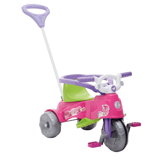 Carrinhos de Passeio Infantil Triciclo, Ta Te Tico, Calesita, Rosa, Até 30Kg (1) (1)