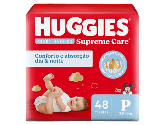 kit fraldas descartáveis huggies p