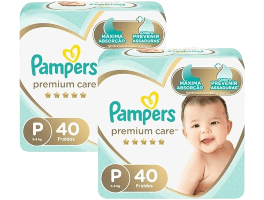 kit melhores fraldas descartáveis Pampers premium care (1)