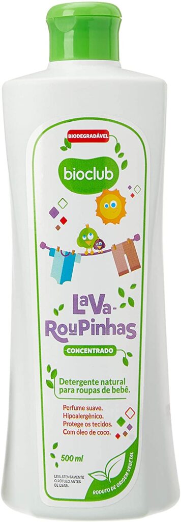 sabão para lavar roupa de bebê BioClub