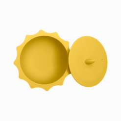 Tigela de Silicone Com Ventosa e Tampa Solzinho