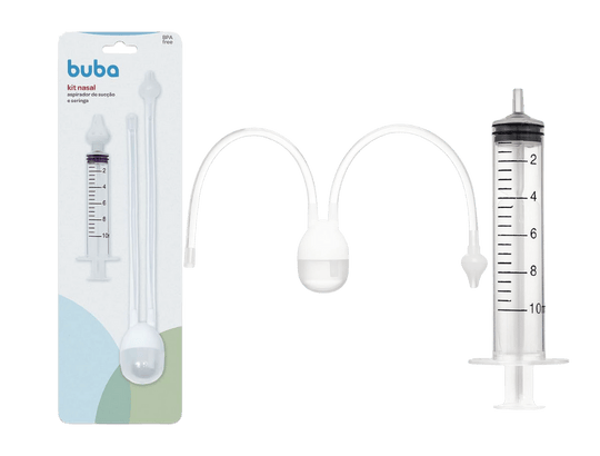 Aspirador Nasal De Sucção E Seringa