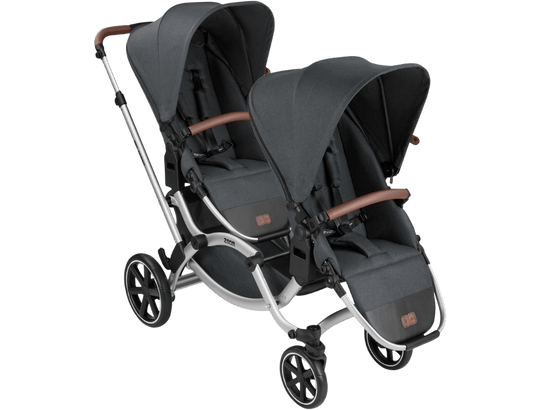 Carrinho de Bebê para Gêmeos Zoom Storm - ABC Design (1)