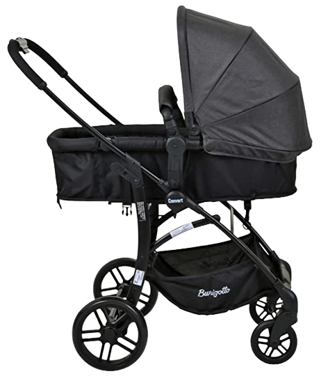 Carrinho de Bebê Burigotto Convert Preto