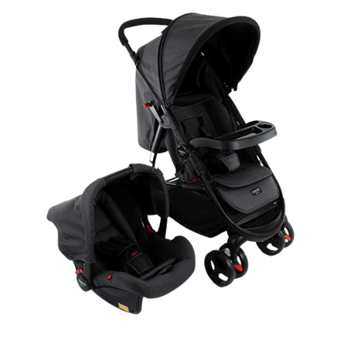 Carrinho de Bebê Toffy Cosco Kids - 0 a 15 Kg - Preto Absoluto