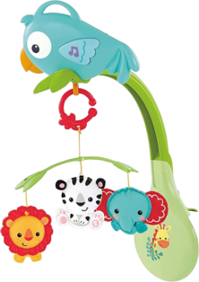 Mobile 3 em 1 Amigos da Floresta - Fisher-Price