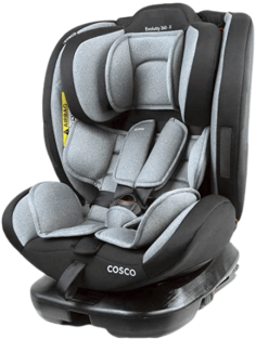 Cadeirinha Evolutty, 0 a 36kg, com Giro 360º, Isofix, Cosco
