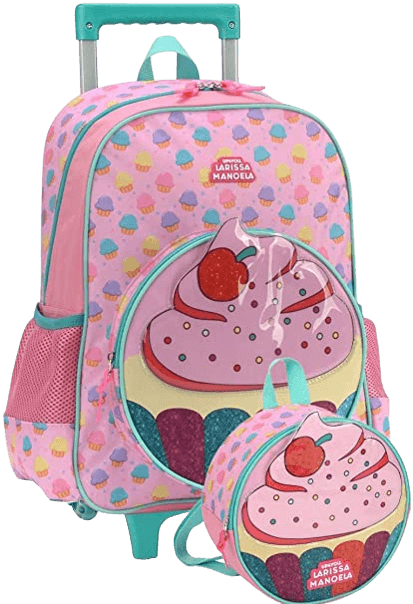 Kit Mochila Escolar Infantil para menina + Lancheira Térmica (5)