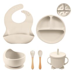 Kit Introdução Alimentar Meu Precioso de Silicone (6 peças) BPA Free