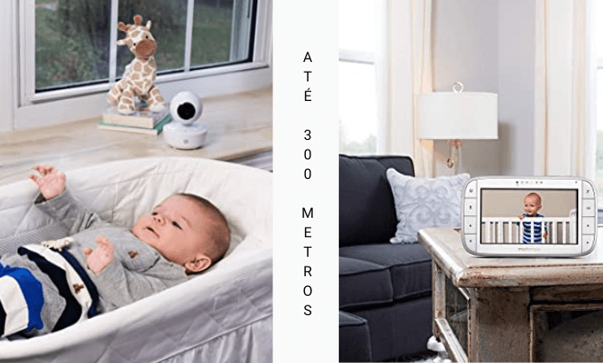 Alcance das babás eletrônicas Motorola