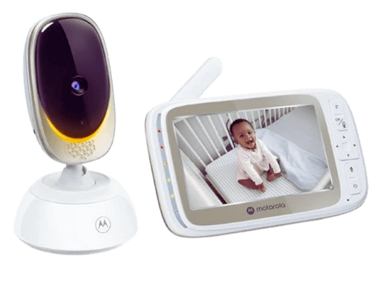 Babá Eletrônica Motorola VM85 LCD 5.0 Wi-Fi Branco