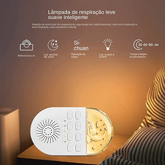 aparelho de ruído branco e suas funções