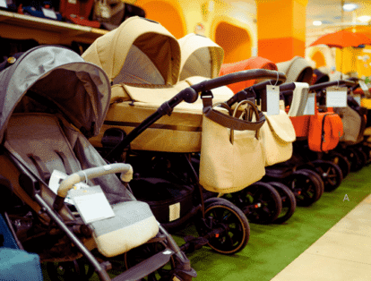 carrinhos de bebe para lista de enxoval de bebê