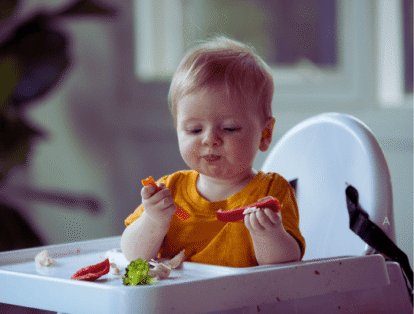 itens de alimentação para lista de enxoval de bebê