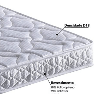 Colchão para Berço padrão Nacional D18 Tecido Soft Bambu C/sistema Antiácaro, Antifungo e Antialérgico