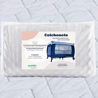 Colchonete Para Berço Portátil Soninho De Bebê