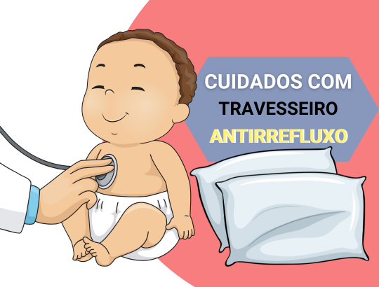 cuidados com travesseiro antirrefluxo para bebês