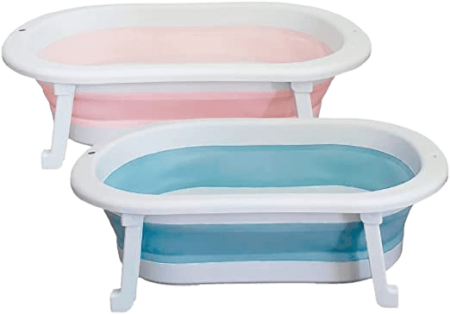 Banheira Retrátil Dobrável Em Silicone De Bebe