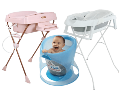 Banheira de banho como presentes para chá de bebê