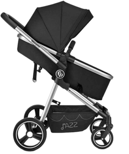 Carrinho Passeio 2 em 1 Assento Moisés Jazz 0-15kgs Preto Fisher-Price
