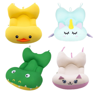 Melhor Almofada Para Banheira de Bebê Baby Pil multicor