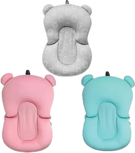 Melhor Almofada Para Banheira de Bebê Ursinho Buba multicor