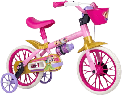 Bicicleta de Equilíbrio Infantil com rodinhas