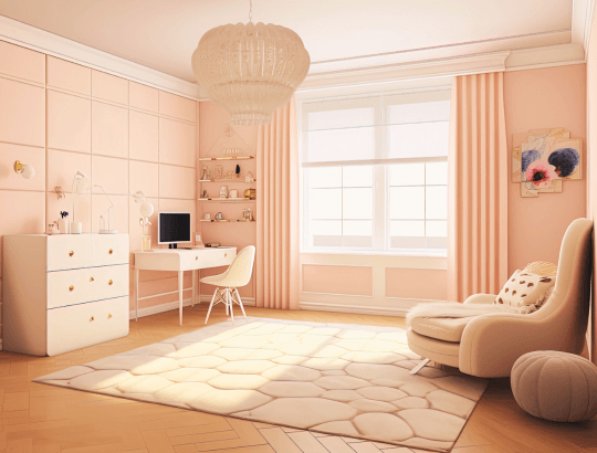 quarto de bebê completo em cores pasteis