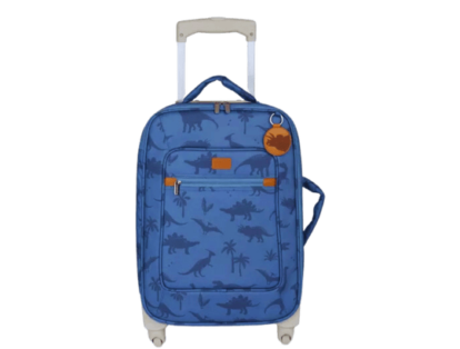 Mala De Maternidade De Rodinhas Dinossauro Azul - Masterbag