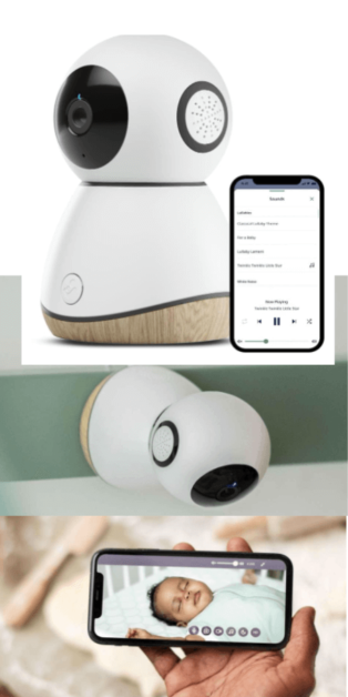 Babá Eletrônica Maxi Cosi See White em todos os ângulos