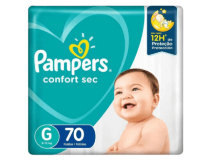Fralda Confort Sec Pampers Tamanho G