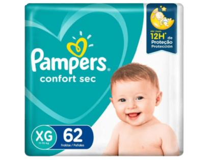 Fralda Confort Sec Pampers Tamanho XG