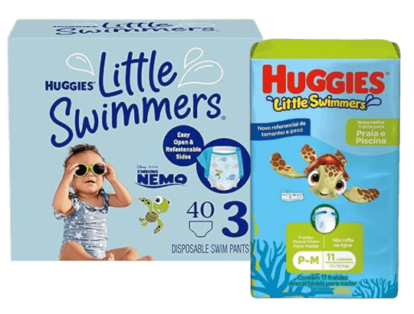 HUGGIES Fralda Infantil Little Swimmers M/G 10 Unidades Huggies
