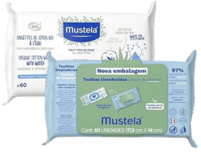 lenços umedecidos Mustela