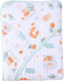 melhor toalha de banho com capuz para bebês recém-nascidos