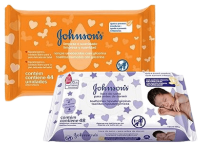 melhores lenços umedecidos Johnson's Baby para bebês